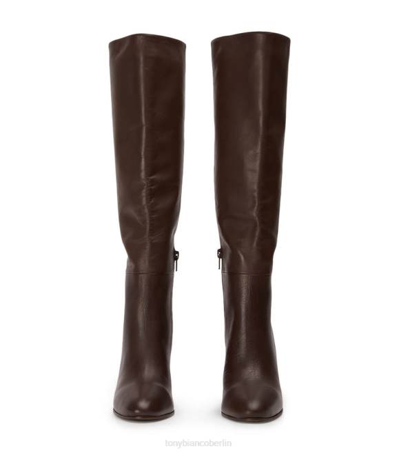 kniehohe Stiefel| de Tony Bianco Frauen Boss-Kalbsstiefel Schokolade Como 4624432